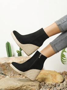 Women's Wedge Heel Platform Boots
