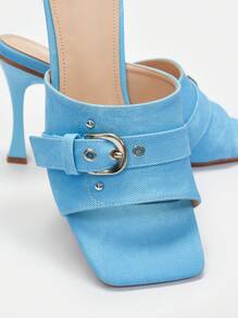 CUCCOO SZL 女性高跟鞋涼鞋 - 藍色 - 查看 9