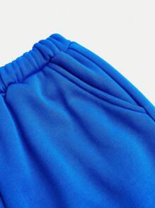 Tween Boy 3pcs Thermal Lined Solid Sweatpants - Multicolor - View 10