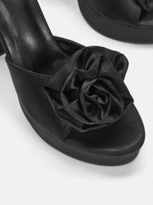 CUCCOO SZL 厚底涼鞋 - 黑色 - 查看 6