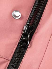 女士羽絨服 - 珊瑚粉 - 查看 3