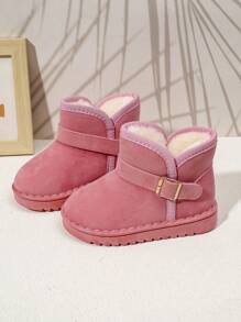 Botas De Nieve Para Niños, Botas Cálidas De Invierno Para Niños - Rosa - Ver 4