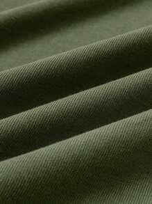 男士T恤 - 軍綠色 - 查看 3