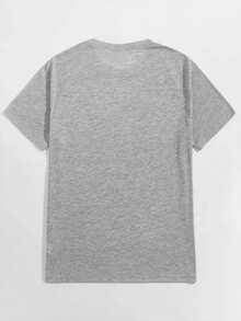 Camiseta con estampado de letra