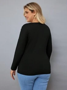 EURMUSE Plus Mesh Insert Solid Top - Black - View 2