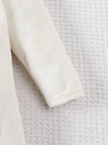 SHEIN 女嬰3入組刺繡卡通和字母圖案連身褲 - 彩色 - 查看 6