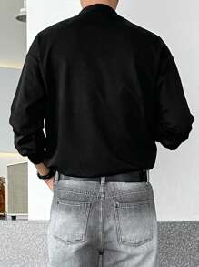 DAZY 男士字母拼接细节 Polo 衫商务装