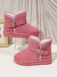 Botas De Nieve Para Niños, Botas Cálidas De Invierno Para Niños - Rosa - Ver 2