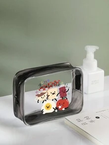 Diane Lee 1pc Portable Travel Toiletry Organizer/cosmetic Bag - Transparent - Clear - View 2