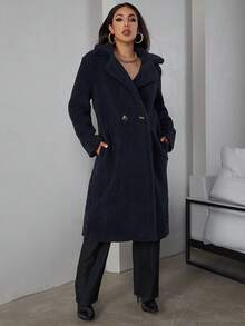 Eilly Bazar 女士常規外套 - 寶藍色 - 查看 6