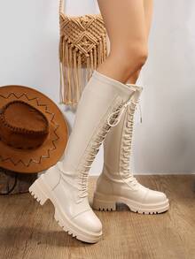 Botas para mujeres de moda - Negro - Ver 7