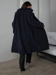 Eilly Bazar 女士常規外套 - 寶藍色 - 查看 2