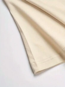 Men Letter Graphic Tee - Apricot - View 3