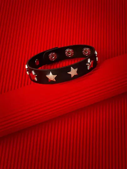 ROMWE Grunge Punk Pulsera con diseño de estrella