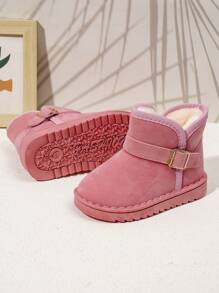 Botas De Nieve Para Niños, Botas Cálidas De Invierno Para Niños - Rosa - Ver 5