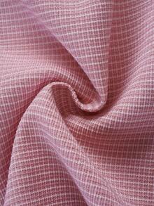 SHEIN Qutie Button Detail Wide Strap Top - Pink - View 5