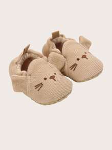 Zapatos blandos para bebé de 0 a 1 año, color albaricoque, modelo popular para niños, para primavera y otoño - Albaricoque - Ver 4