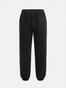 Tween Boy 3pcs Thermal Lined Solid Sweatpants - Multicolor - View 5