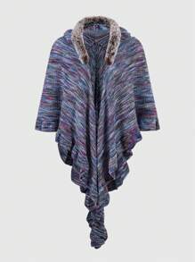 ROMWE Fairycore Women's Tie-dye Batwing Cardigan - Multicolor - View 1