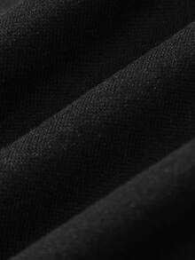 SHEIN Unity Casual V-Neck Criss-Cross Raglan Sleeve Letter Graphic Sweatshirt, Autumn - Multicolor - View 6