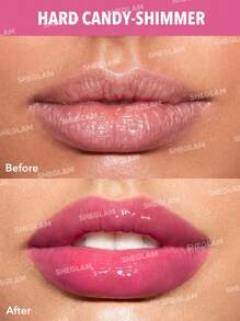 SHEGLAM Glow Addict 潤唇膏-硬糖保濕唇部護理高光澤粉色唇彩帶刷促銷唇部護理 品牌 美容 化妝 化妝品 適合女性與女孩 完美搭配冬季 Y2K 時尚 流行 生日禮物 假期 派對準備就緒 最佳顏色