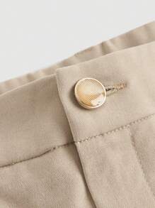 SHEIN MOD Pantalon à pattes d'éléphant à large jambe avec coutures devant