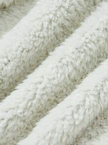 男婴毛绒装饰连帽泰迪熊衬里棉服外套