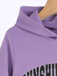 Tween Boys Letter Graphic Two Tone Sweatshirt - Multicolor - View 3