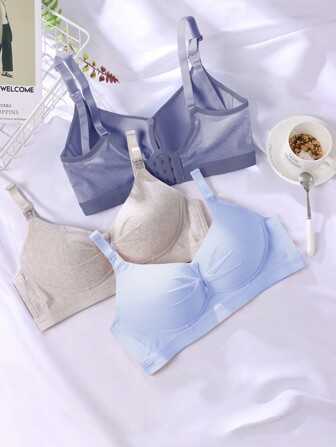 Moonlight & Mama 孕婦3件套剪裁母乳胸罩