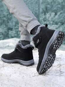 Botas De Nieve Para Mujer - Negro - Ver 4