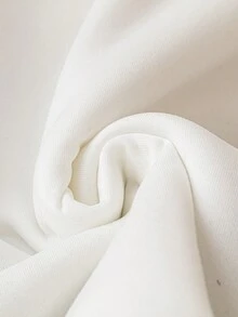 SHEIN LUNE Plus Letter Graphic Tee & Sweatpants - Multicolor - View 4