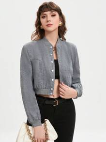 GENKIRA Women Overcoats - Grey - View 1