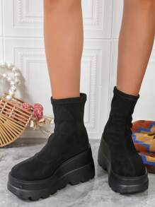 靴子 - 黑色 - 查看 2