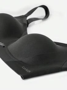 LUVLETTE Dream Curve 2ndSkin Wireless Seamless Cutout Bra - Black - View 11