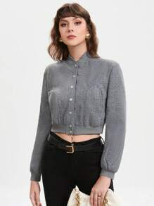 GENKIRA Women Overcoats - Grey - View 5