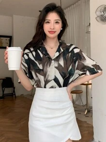 DAZY 全印花短袖恤衫