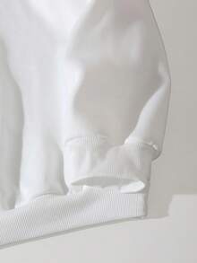 男士運動衫 - 白色 - 查看 6