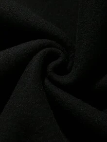 Playing Card Print Drop Shoulder Sweatshirt - Black - View 3