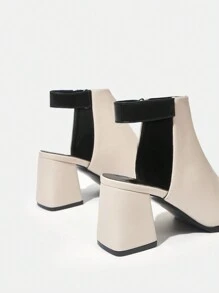 SheIn BIZ Fashionable Boots - White - View 5