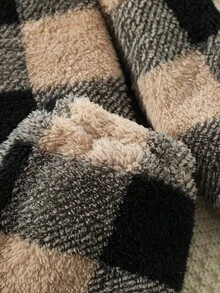 男大童格紋印花法蘭絨睡衣套裝 - 彩色 - 查看 3