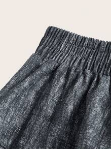 Hippie Striped Print Pocket Side Pants - Black - View 4