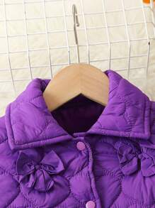 SHEIN 年輕女孩們套裝 - 紫色 - 查看 3