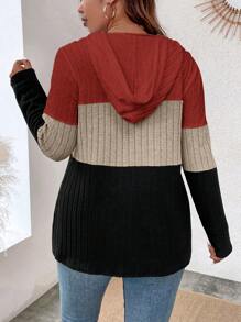 SHEIN LUNE Sweatshirt ukuran plus - MultiWarna - View 2