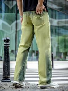 Manfinity EMRG Nam Quần legging thẳng Với Túi xéo - Rửa trung bình - Xem 2