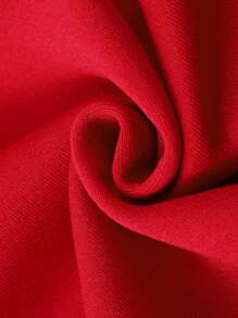 Manfinity Roughcore 男式字母图案抽绳腰运动裤，男式红色慢跑裤，男式红色运动裤，男式慢跑裤，男式运动裤 - 紅色 - 查看 4