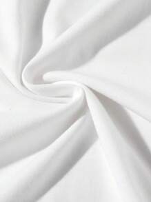 Manfinity Homme Men Plus Slogan Graphic Tee - White - View 4