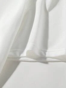 Manfinity Homme Men Plus Slogan Graphic Tee - White - View 3