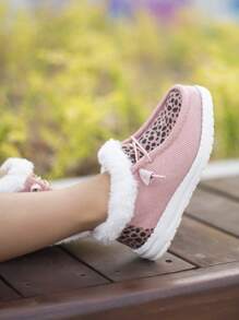 孩子們冬天休閒靴子 - 藕粉色 - 查看 3