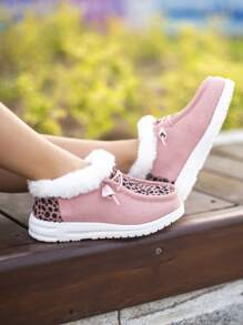 孩子們冬天休閒靴子 - 藕粉色 - 查看 5