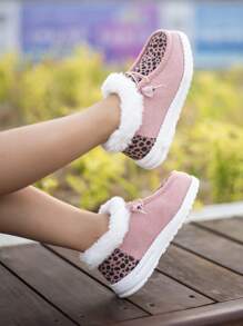 孩子們冬天休閒靴子 - 藕粉色 - 查看 2